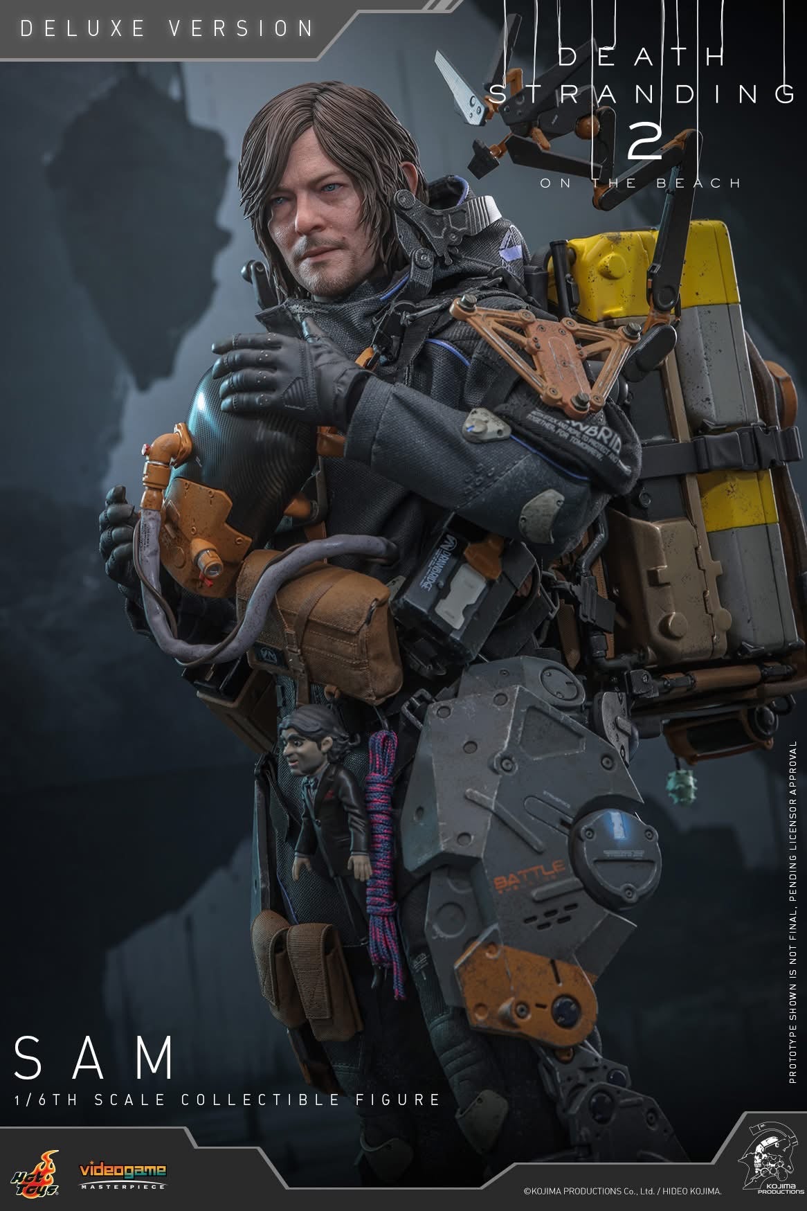Pre-Order Hot Toys VGM76B Death Stranding 2: On the Beach - 1/6th scale Sam Collectible Figure (Deluxe Version) (Special Edition)