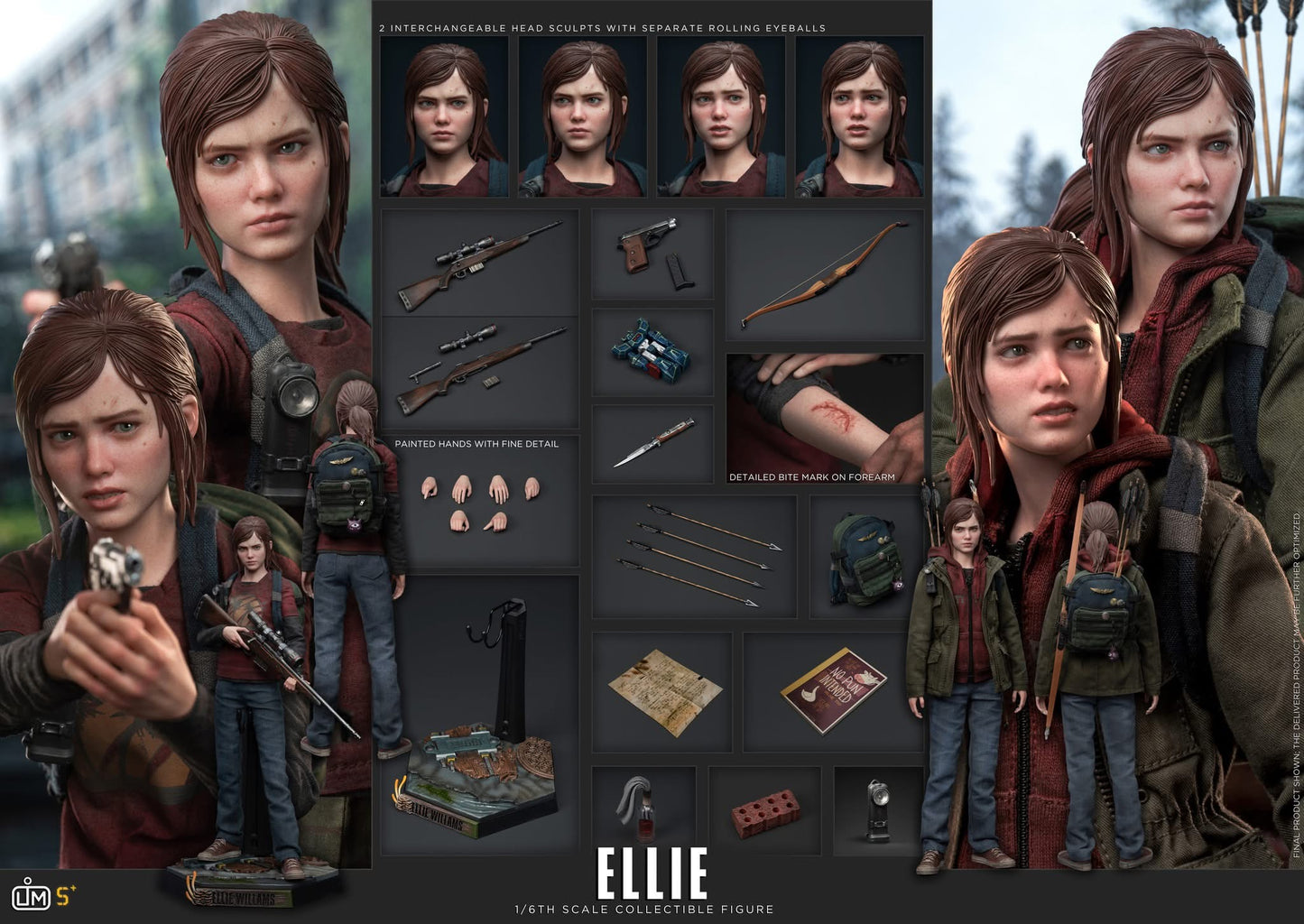 Pre-Order Lim Toys LS+02 Ellie 1/6th scale Collectible Figure