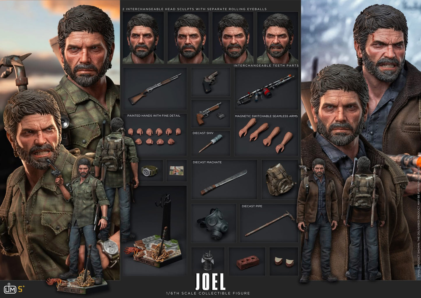 Pre-Order Lim Toys LS+01 Joel 1/6th scale Collectible Figure
