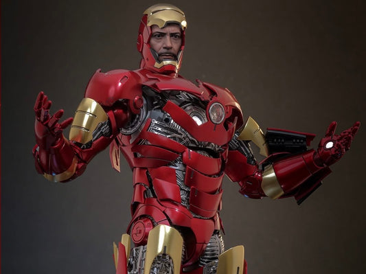 Pre-Order Hot Toys MMS825D72 Iron Man - 1/6th scale Iron Man Mark III (Armor Suit Up Version) Collectible Figure