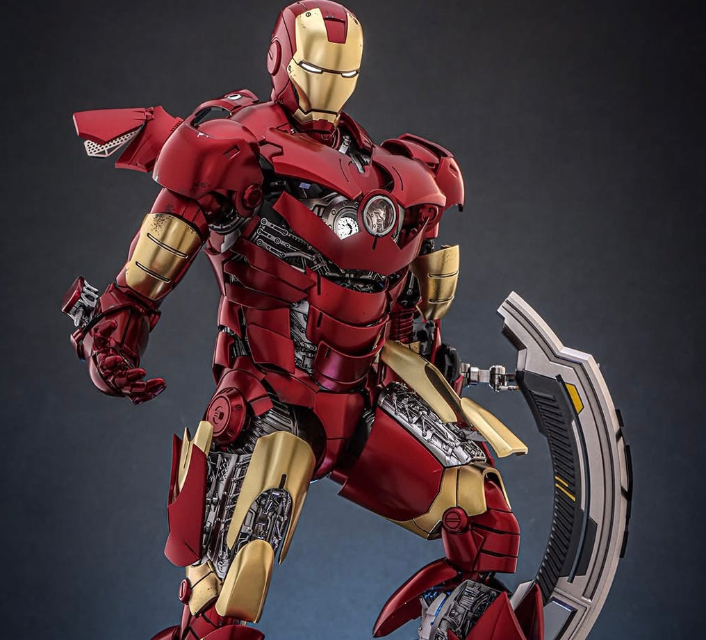 Pre-Order Hot Toys MMS825D72 Iron Man - 1/6th scale Iron Man Mark III (Armor Suit Up Version) Collectible Figure