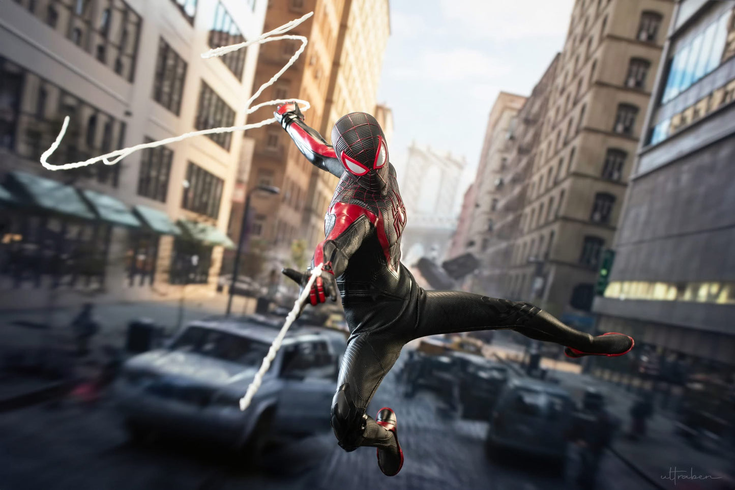 Hot Toys VGM55 Marvel's Spider-Man 2 - 1/6th scale Miles Morales (Upgraded Suit) Collectible Figure Exclusive