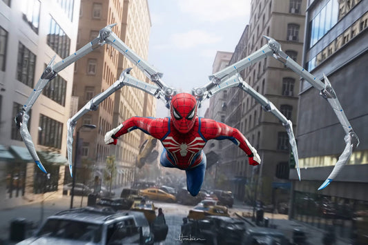 Hot Toys VGM54 Marvel's Spider-Man 2 - 1/6th scale Peter Parker (Advanced Suit 2.0) Collectible Figure