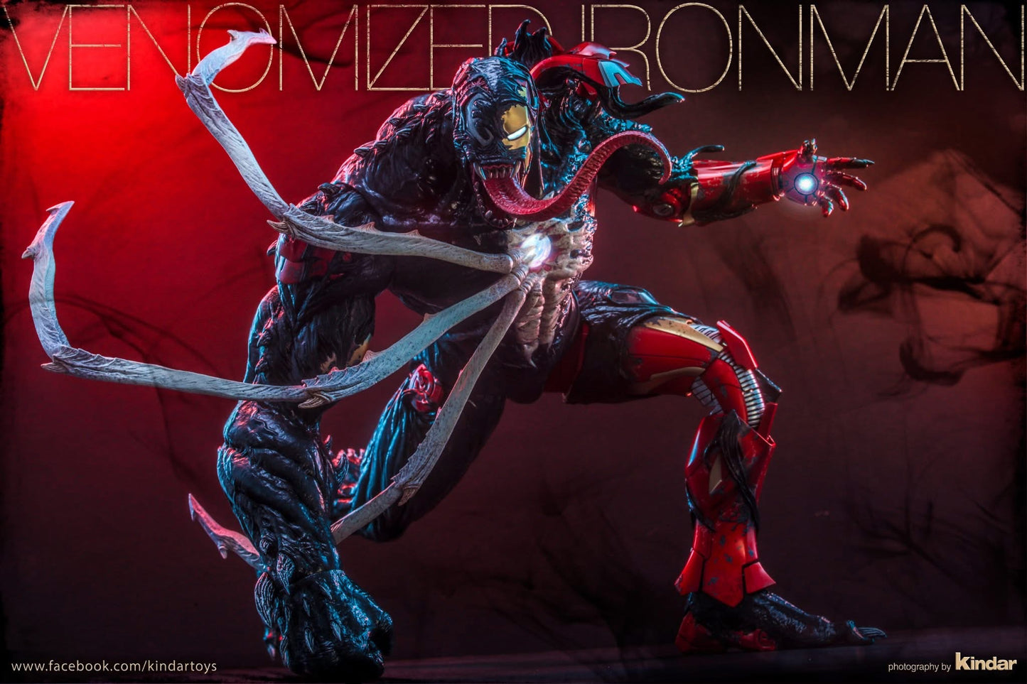 Hot Toys AC04B Spider-Man: Maximum Venom - 1/6th scale Venomized Iron Man Collectible Figure (Special Edition)