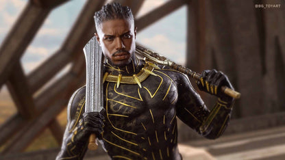 Hot Toys MMS471 Black Panther - 1/6th scale Erik Killmonger Collectible Figure