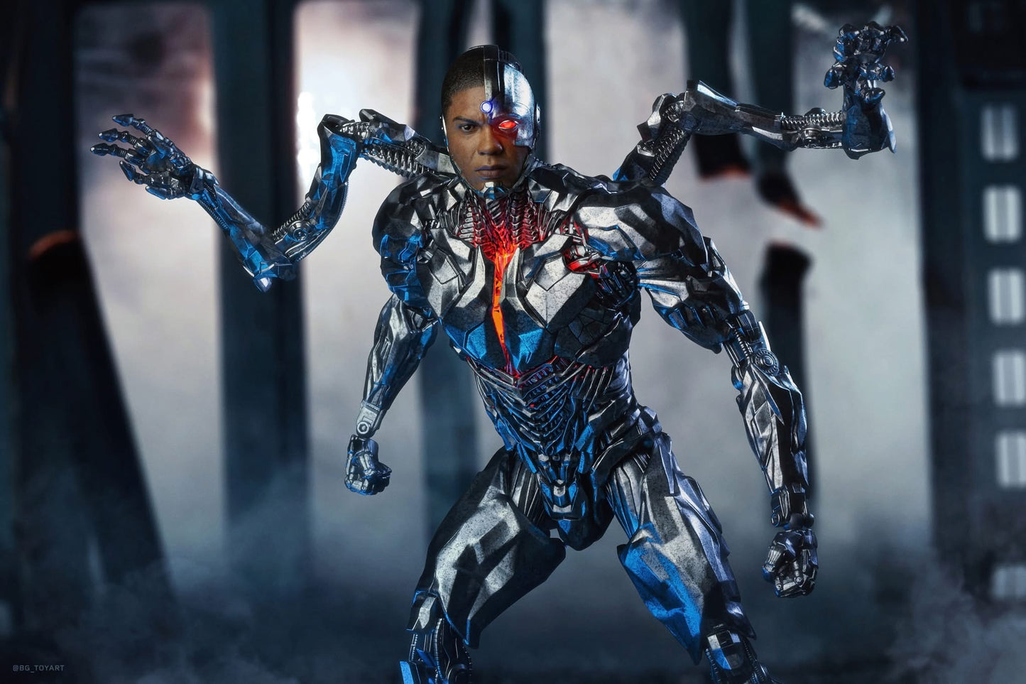 Hot Toys TMS057B Zack Snyder's Justice League - 1/6th scale Cyborg Collectible Figure (Special Edition)