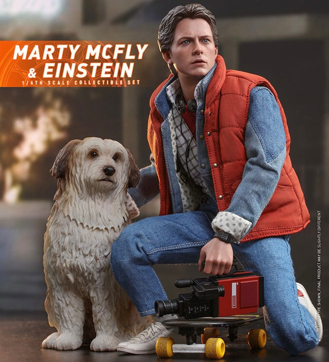 Hot Toys MMS573 Back to the Future - 1/6th scale Marty McFly and Einstein Collectible Set (Exclusive)