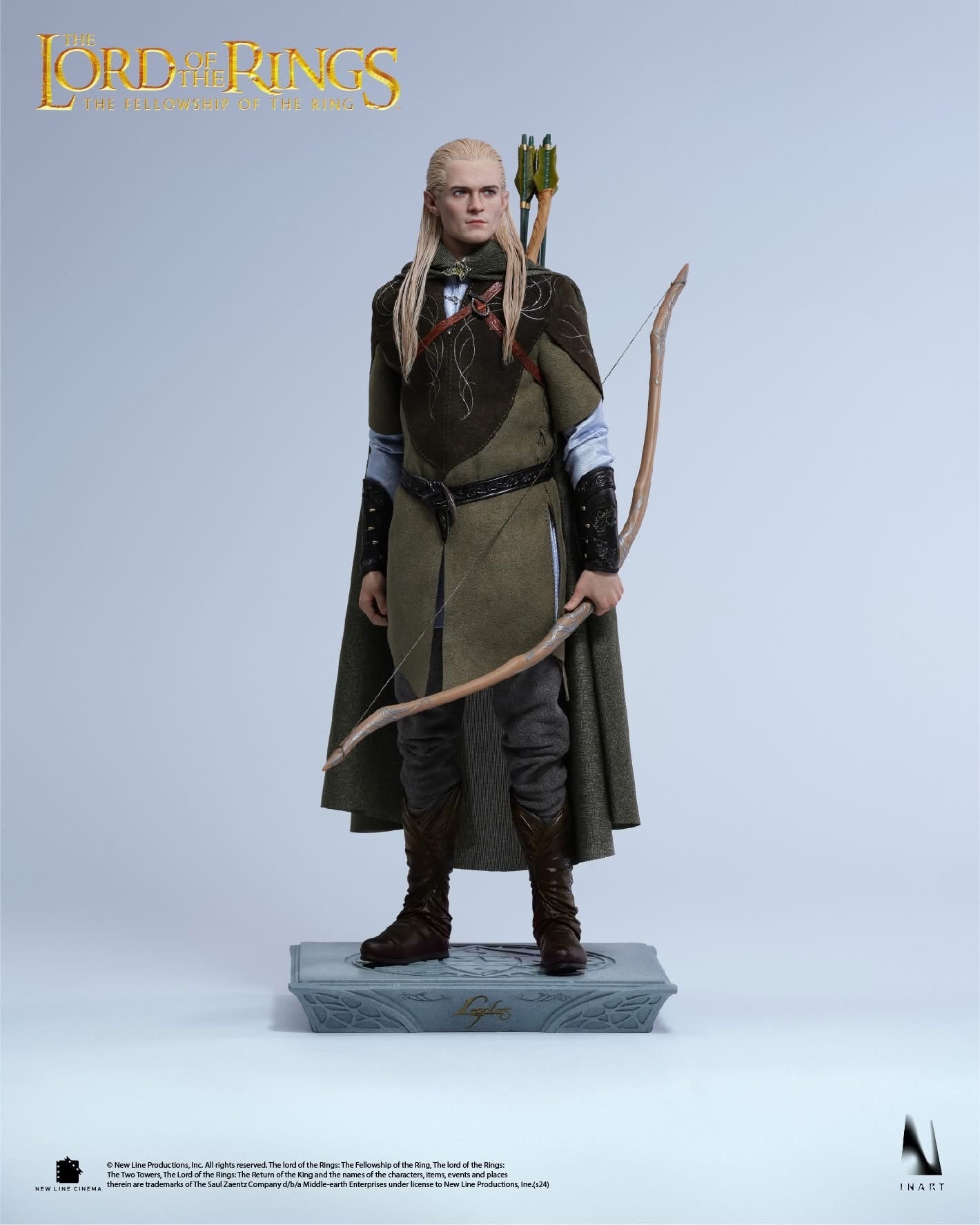 INART The Lord of the Rings: The Fellowship of the Ring - Legolas 1/6 Collectible Figure (Rooted Hair)