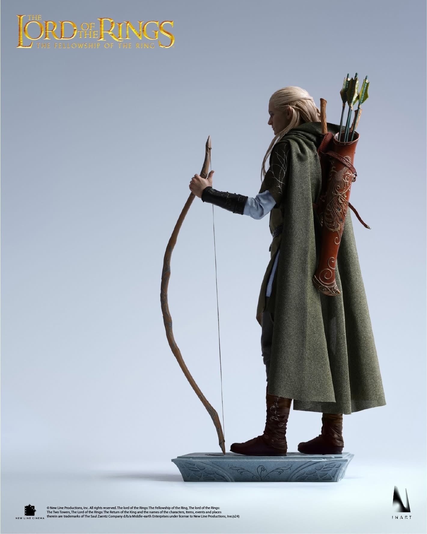 INART The Lord of the Rings: The Fellowship of the Ring - Legolas 1/6 Collectible Figure (Rooted Hair)