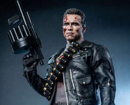 Hot Toys DX46 Terminator 2: Judgment Day - 1/6th scale T-800 (Battle Damaged Version 2.0) Collectible Figure