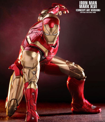 Hot Toys MMS489D25 Marvel Studios: The First Ten Years - 1/6th scale Iron Man Mark XLVI (Concept Art Version) Collectible Figure