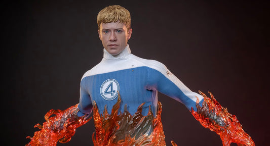 Pre-Order Hot Toys MMS829B The Fantastic Four: First Steps - 1/6th scale Human Torch Collectible Figure (Special Edition)