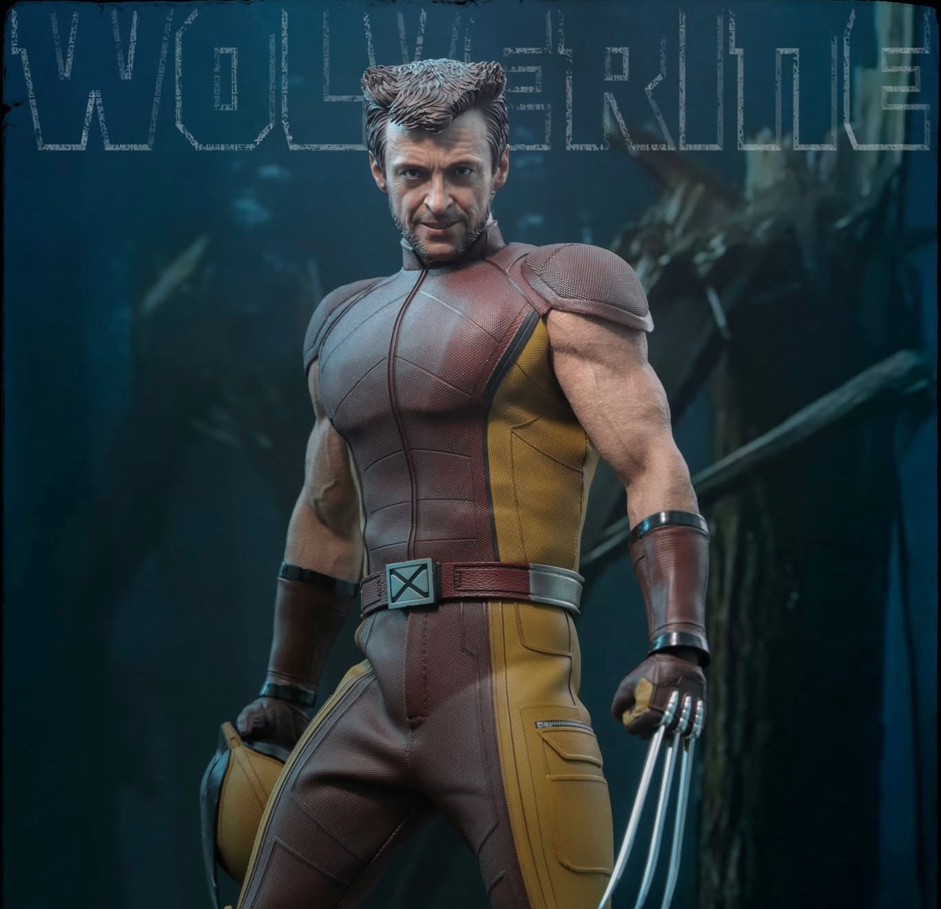 Hot Toys MMS831 Deadpool & Wolverine - 1/6th scale Wolverine (Classic Brown and Tan) Collectible Figure [Hot Toys Exclusive]