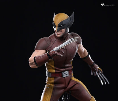 Hot Toys MMS831 Deadpool & Wolverine - 1/6th scale Wolverine (Classic Brown and Tan) Collectible Figure [Hot Toys Exclusive]