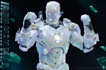 Hot Toys MMS830D76 Iron Man 2 - 1/6th scale Iron Man Mark IV (Sub-Zero Fractal Armor) Collectible Figure [Hot Toys Exclusive]