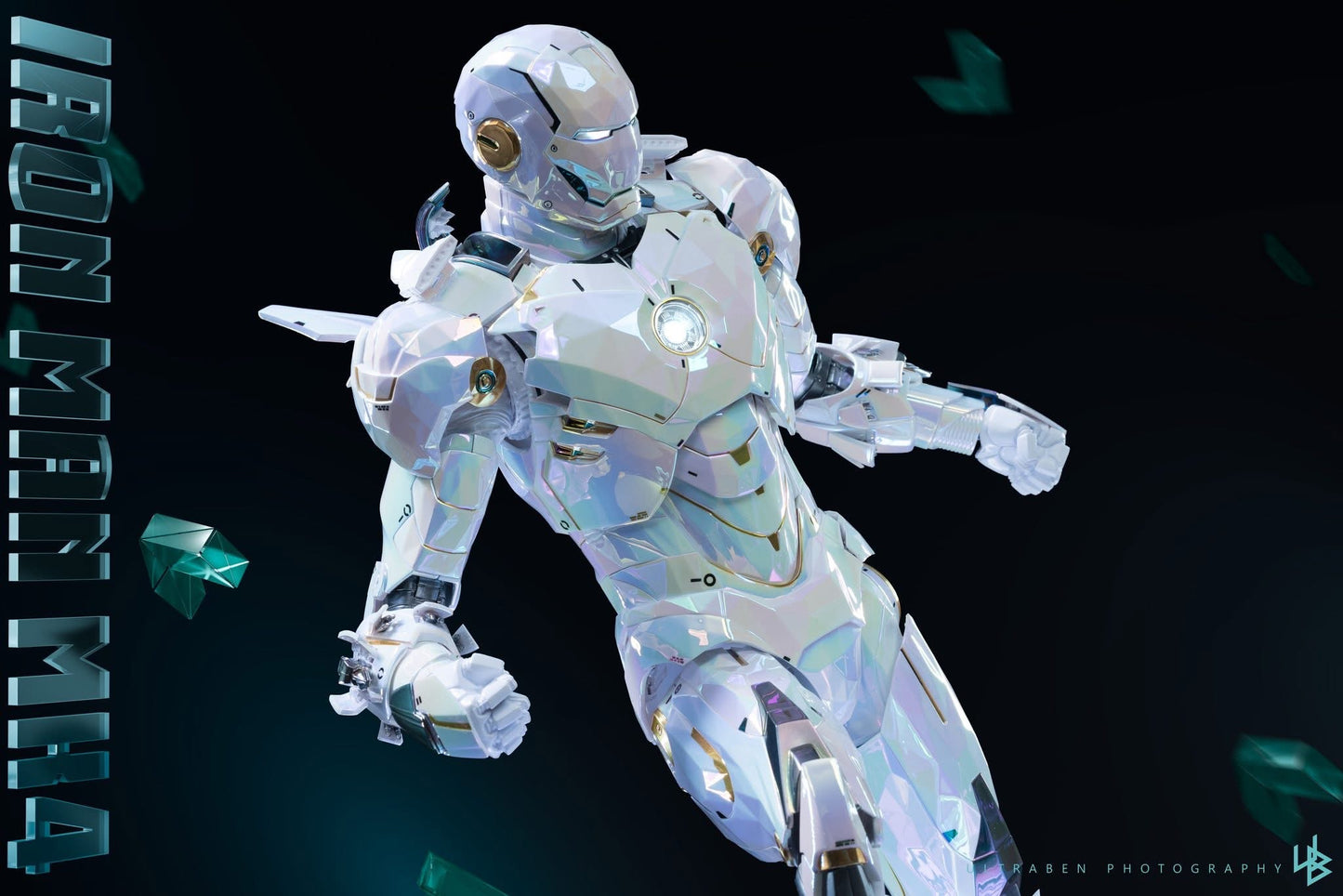 Hot Toys MMS830D76 Iron Man 2 - 1/6th scale Iron Man Mark IV (Sub-Zero Fractal Armor) Collectible Figure [Hot Toys Exclusive]