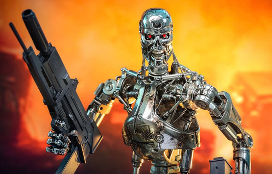 Pre-Order Hot Toys MMS840D77 Terminator 2: Judgment Day - 1/6th scale Endoskeleton (Battle Damaged Version) Collectible Figure