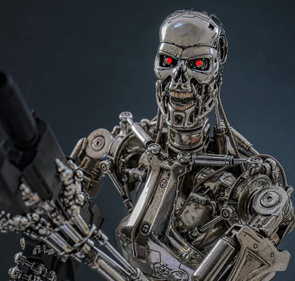 Pre-Order Hot Toys MMS840D77 Terminator 2: Judgment Day - 1/6th scale Endoskeleton (Battle Damaged Version) Collectible Figure