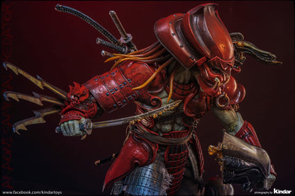 Hot Toys AC06B Alien vs. Predator - 1/6th scale Akaoni Samurai Predator Collectible Figure (Special Edition)