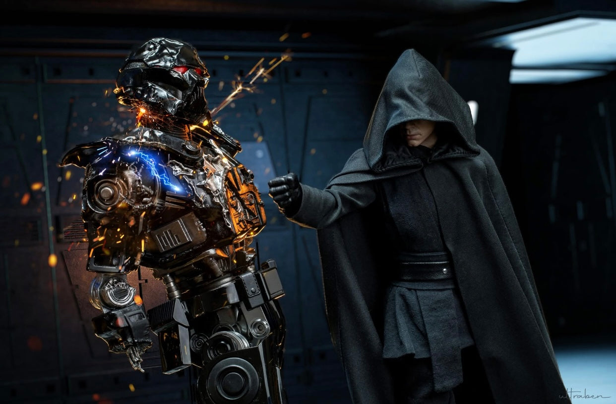 Hot Toys DX23B Star Wars: The Mandalorian - 1/6th scale Luke Skywalker (Deluxe Version) Collectible Figure (Special Edition)