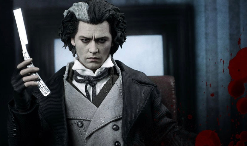 Hot Toys MMS149 The Demon Barber of Fleet Street - 1/6th scale Sweeney Todd Collectible Figure