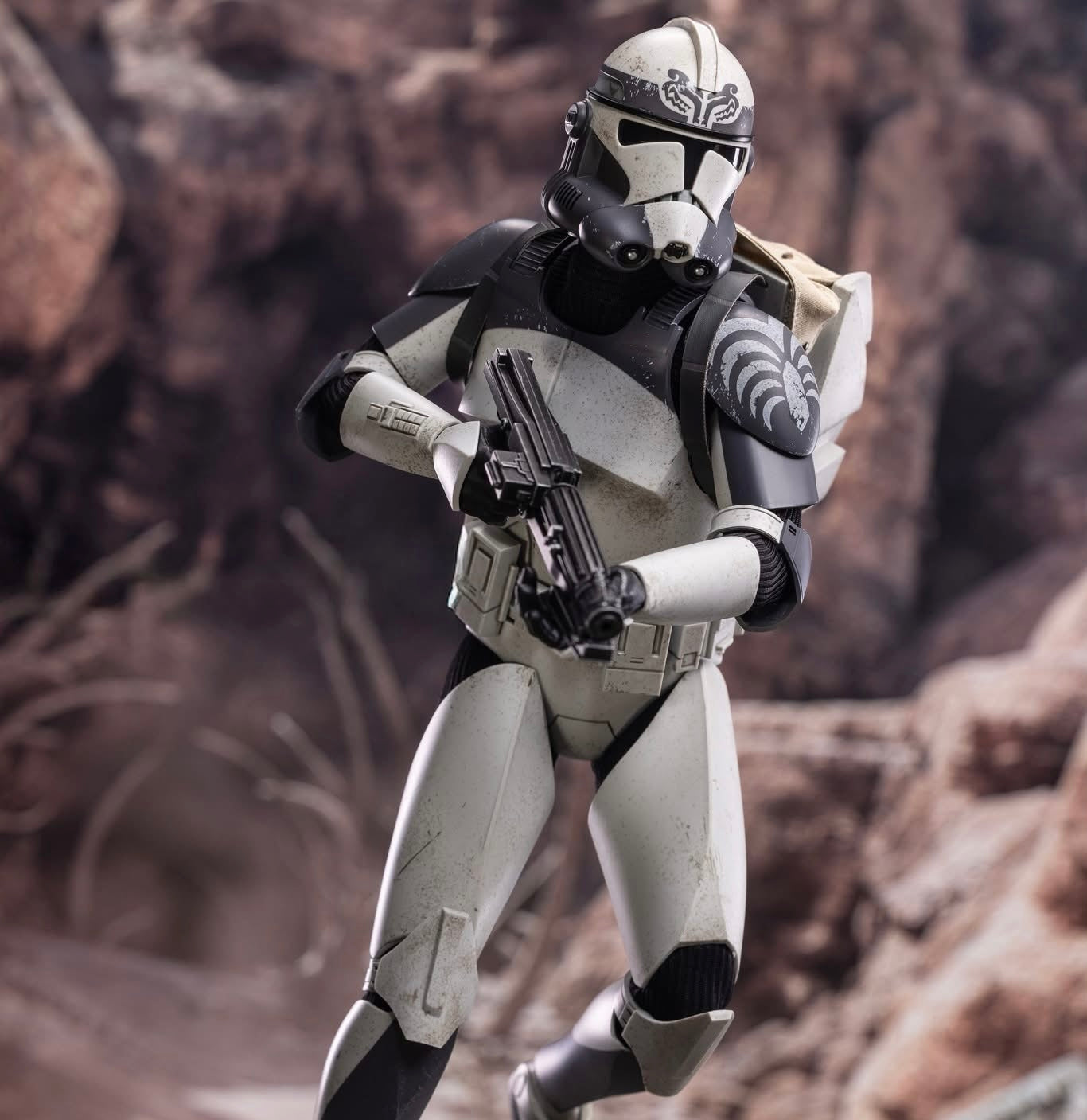 Hot Toys TMS142 Star Wars: The Clone Wars - 1/6th scale 104th Battalion Wolfpack Clone Trooper Collectible Figure