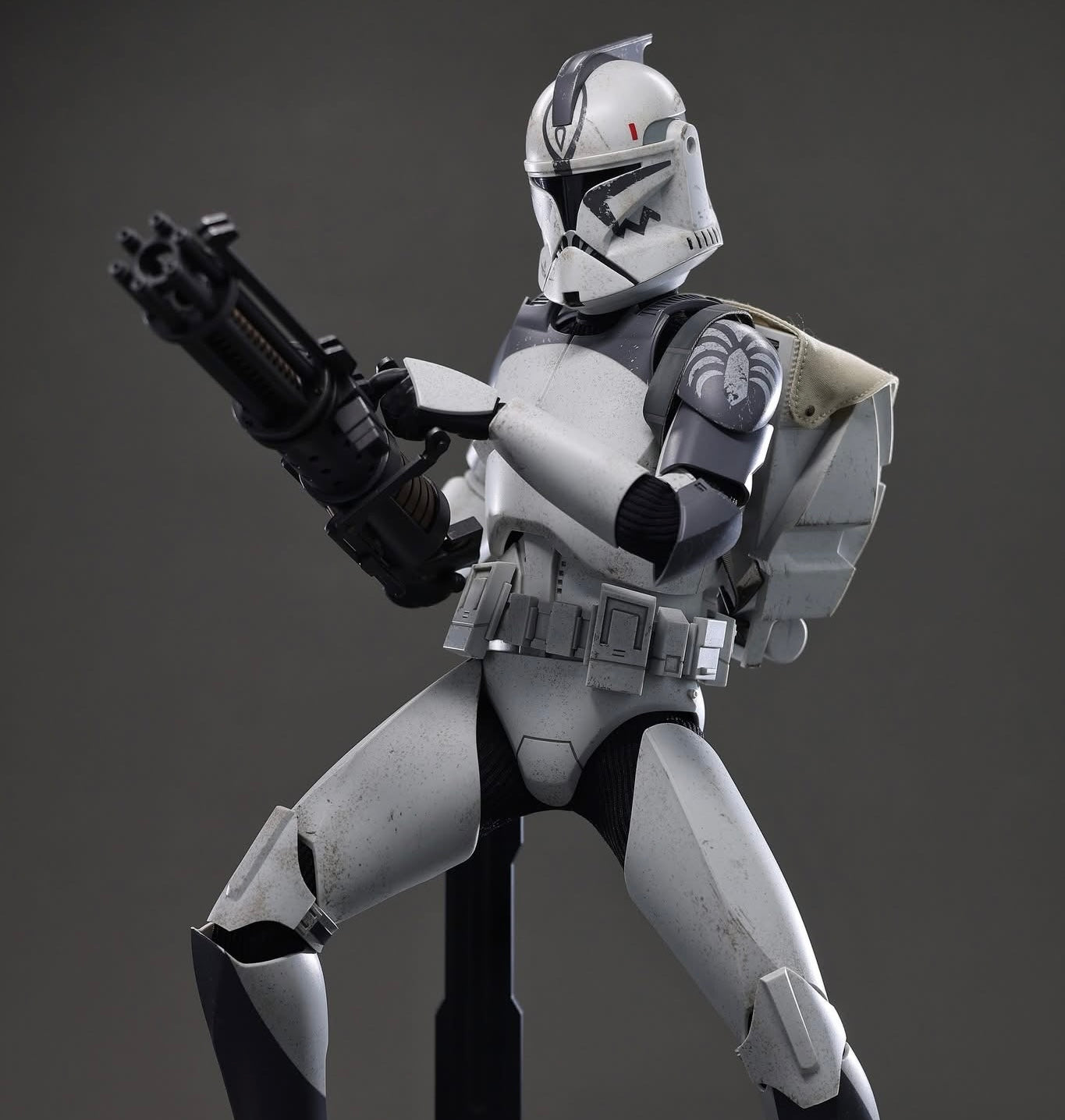 Hot Toys TMS143 Star Wars: The Clone Wars - 104th Battalion Wolfpack Clone Trooper Collectible Figure (Deluxe Version)