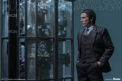 Hot Toys MMS750 The Dark Knight - 1/6th scale Batman Armory with Bruce Wayne (2.0) Collectible Set