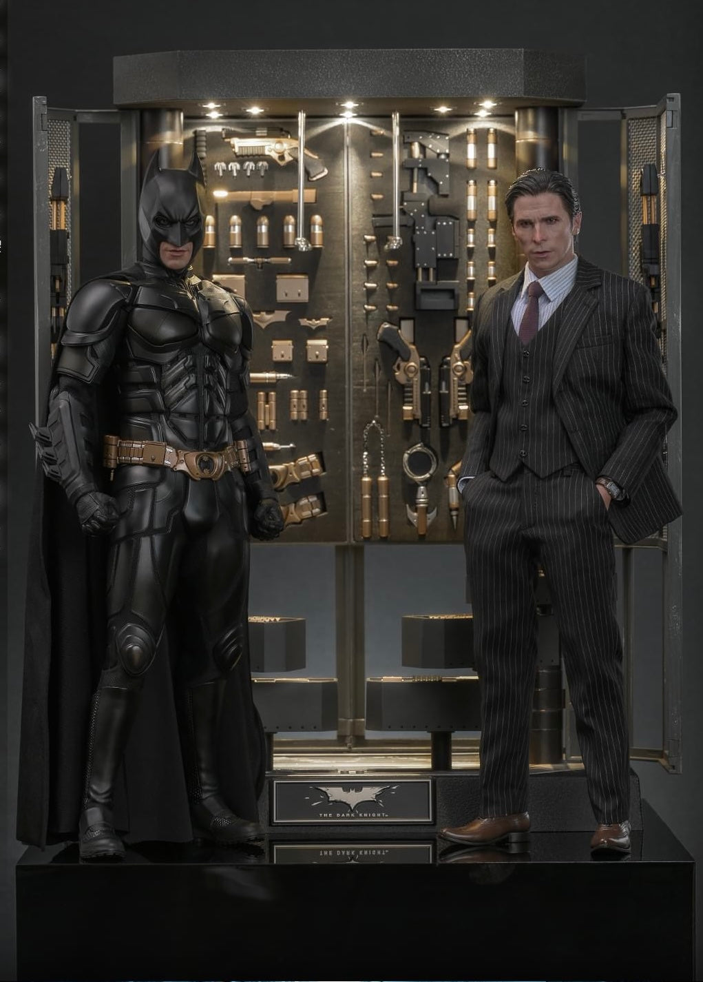 Pre-Order Hot Toys MMS750 The Dark Knight - 1/6th scale Batman Armory with Bruce Wayne (2.0) Collectible Set