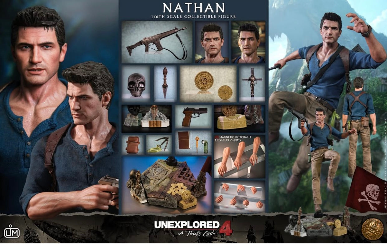LimToys LIM012 - Nathan Unexplored 4 1/6th Scale Collectible Figure