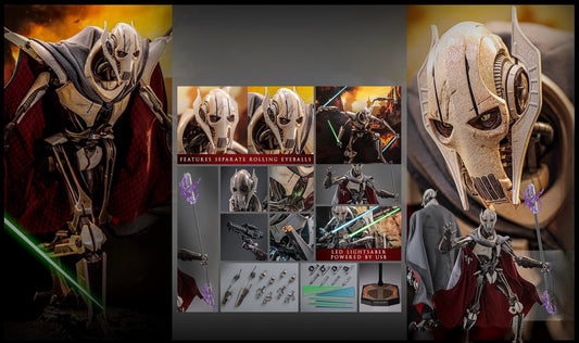 Pre-Order Hot Toys MMS760D67 Star Wars- 1/6th scale General Grievous Collectible Figure