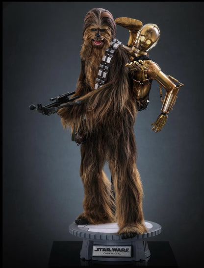 Pre-Order Hot Toys MMS766 Star Wars: Episode V The Empire Strikes Back - 1/6th scale Chewbacca with Disassembled C-3PO Collectible Figure