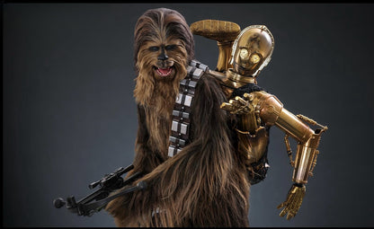 Pre-Order Hot Toys MMS766 Star Wars: Episode V The Empire Strikes Back - 1/6th scale Chewbacca with Disassembled C-3PO Collectible Figure