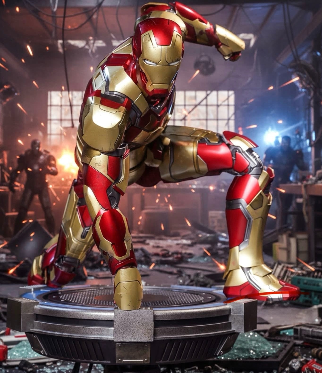 Hot Toys MMS759D66B Iron Man 3 - 1/6th scale Iron Man Mark XLII Collectible Figure (Deluxe Version) (Special Edition)