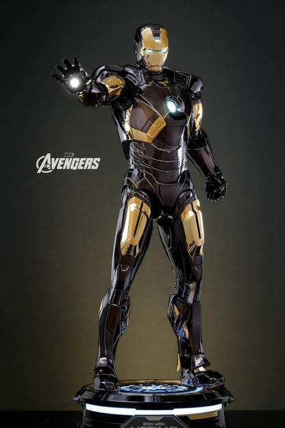 Hot Toys MMS741D61 The Avengers - 1/6th scale Iron Man Mark VII (Black & Gold Version) Collectible Figure Hot Toys Exclusive