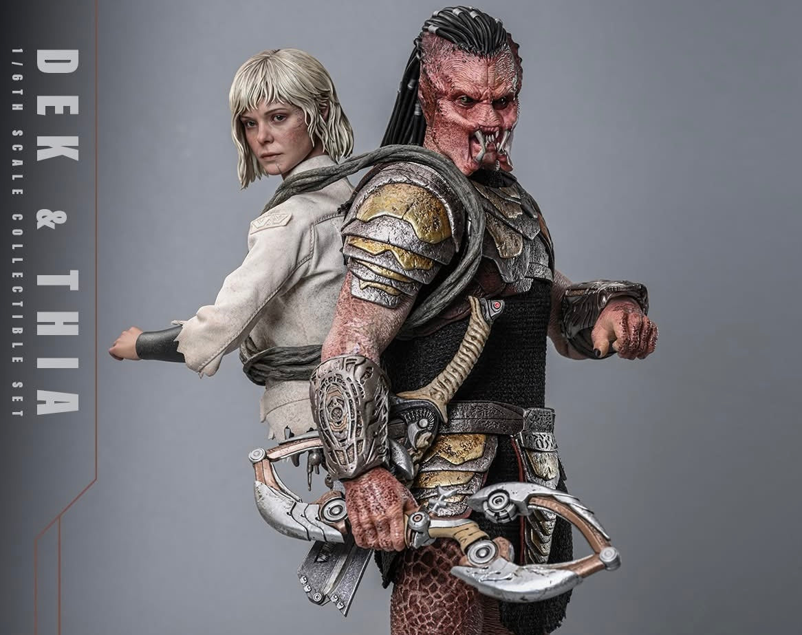Pre-Order Hot Toys MMS850 Predator: Badlands - 1/6th scale Dek and Thia Collectible Set