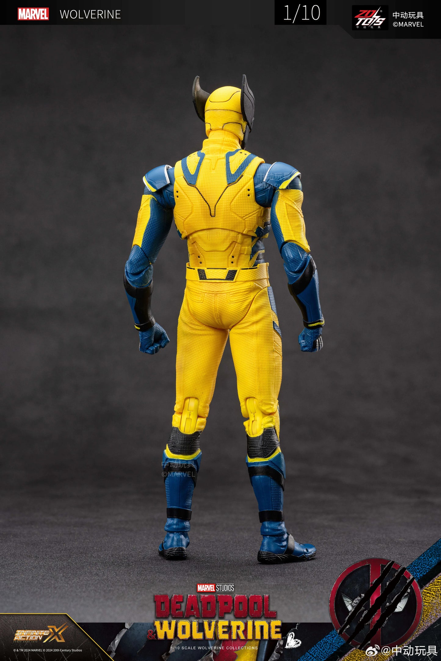 ZD Toys Deadpool and Wolverine - Wolverine Yellow Suit 1/10 Scale Collectible Figure