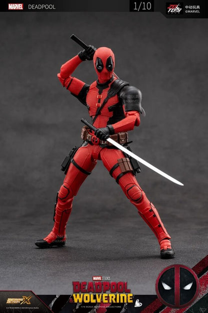 ZD Toys Deadpool and Wolverine - Deadpool 1/10 Scale Collectible Figure