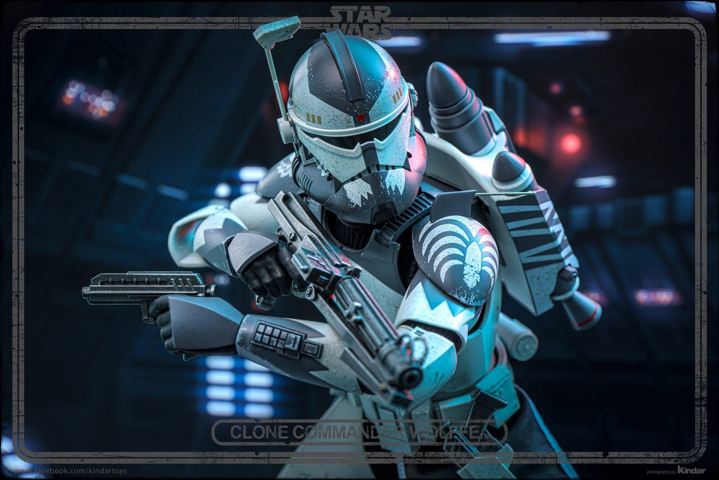 Hot Toys TMS141 Star Wars: The Clone Wars - 1/6th scale Clone Commander Wolffe Collectible Figure