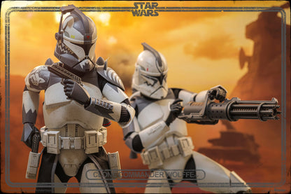 Hot Toys TMS141 Star Wars: The Clone Wars - 1/6th scale Clone Commander Wolffe Collectible Figure