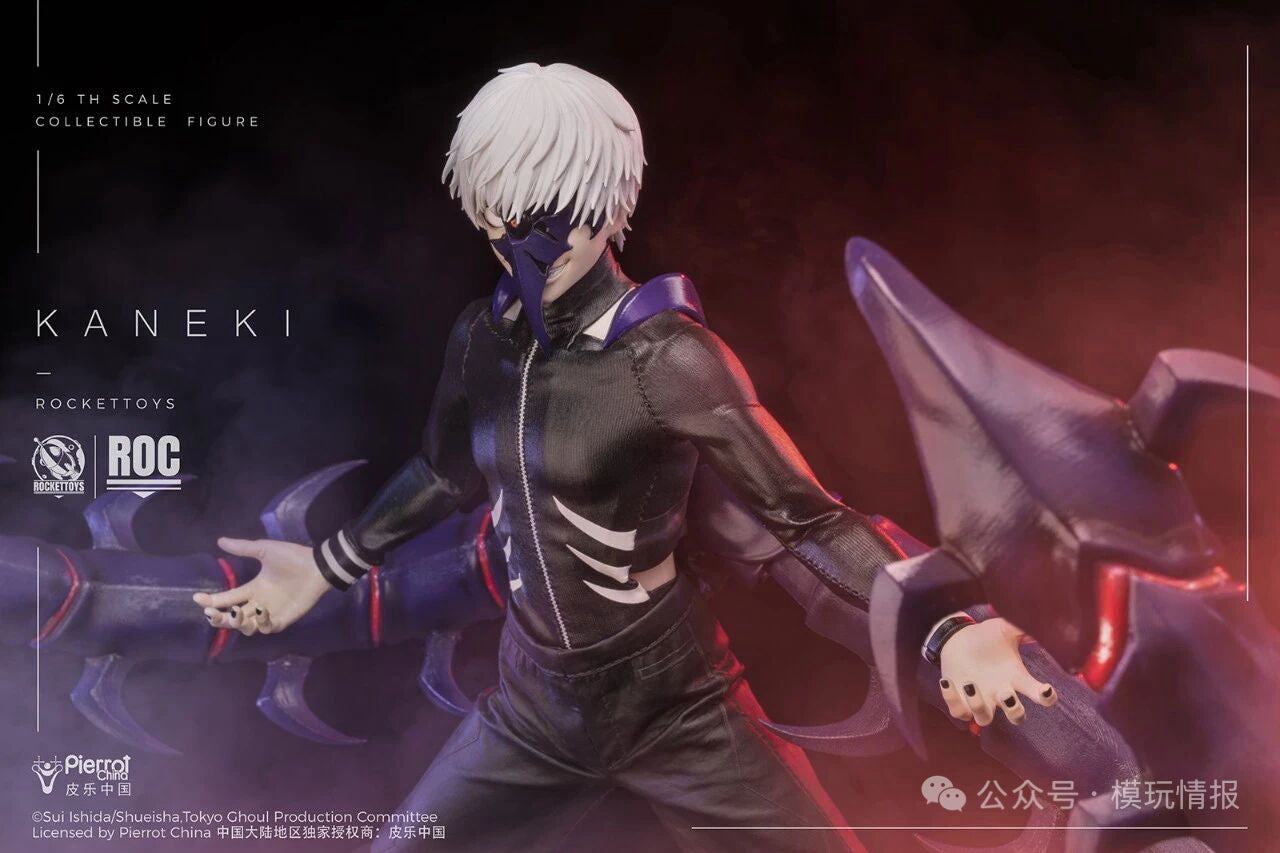 Pre-Order Rocket Toys ROC-025 Tokyo Ghoul - Kaneki 1/6 Scale Collectible Figure (Battle Version)