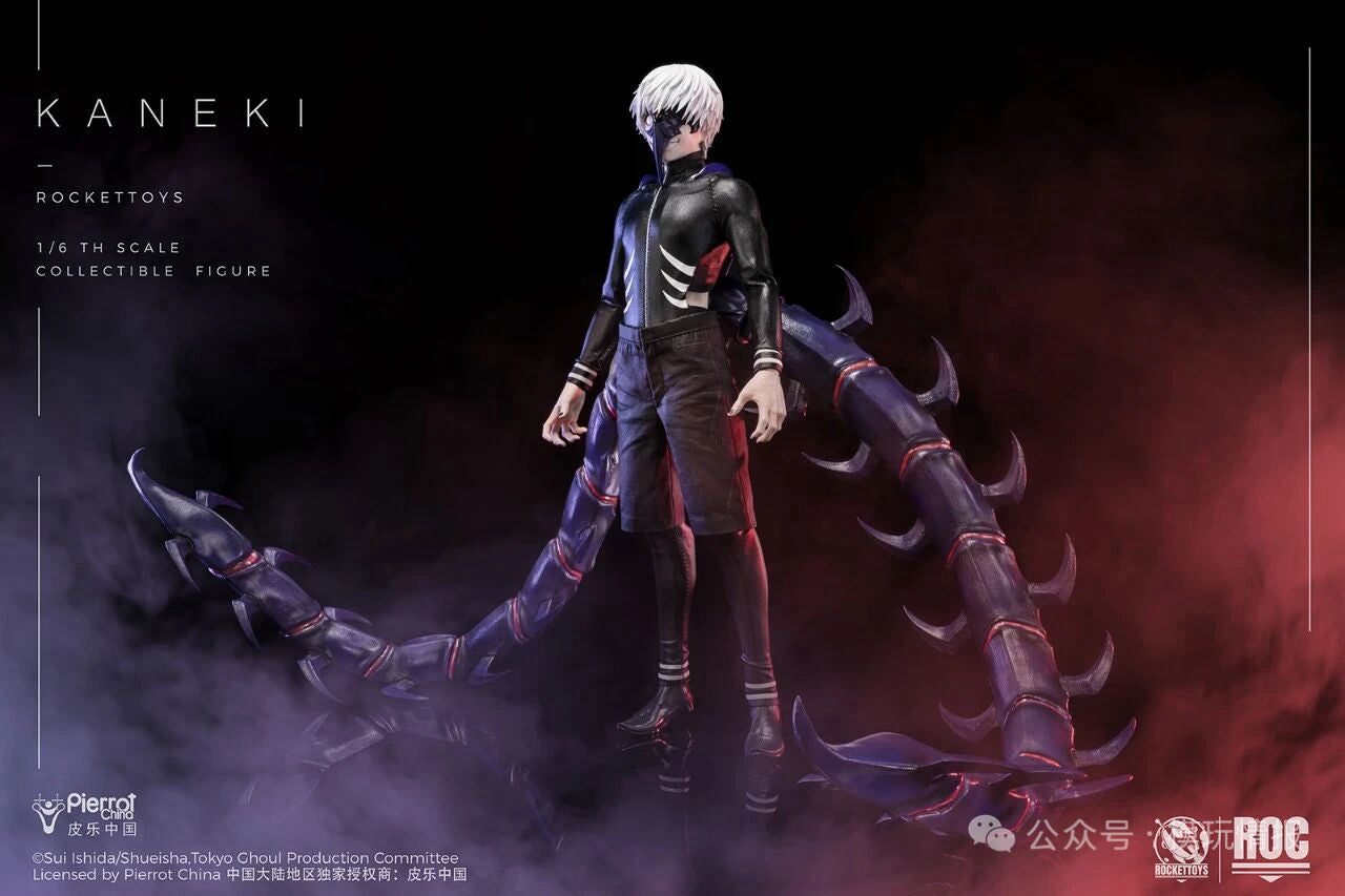 Pre-Order Rocket Toys ROC-025 Tokyo Ghoul - Kaneki 1/6 Scale Collectible Figure (Battle Version)