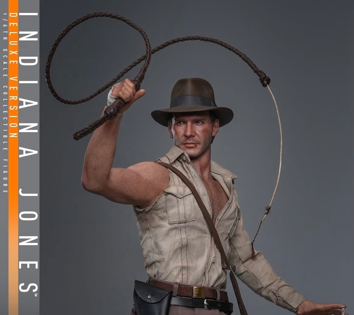 Pre-Order Hot Toys MMS861 Indiana Jones and the Temple of Doom - 1/6th scale Indiana Jones Collectible Figure (Deluxe Version)