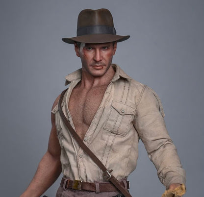 Pre-Order Hot Toys MMS861 Indiana Jones and the Temple of Doom - 1/6th scale Indiana Jones Collectible Figure (Deluxe Version)