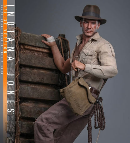 Pre-Order Hot Toys MMS861 Indiana Jones and the Temple of Doom - 1/6th scale Indiana Jones Collectible Figure (Deluxe Version)