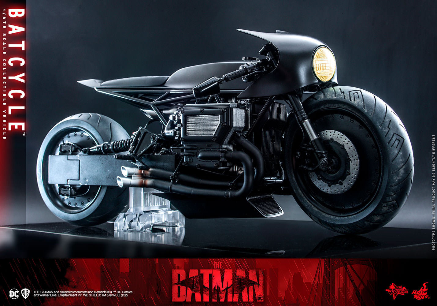 Hot Toys MMS642 The Batman - 1/6th scale Batcycle Collectible Vehicle