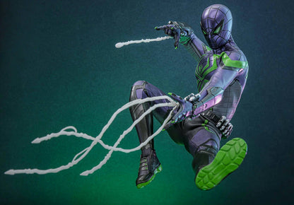 Hot Toys VGM68 Marvel's Spider-Man 2 - 1/6th scale Miles Morales (Purple Reign Suit) Collectible Figure [Hot Toys Exclusive]