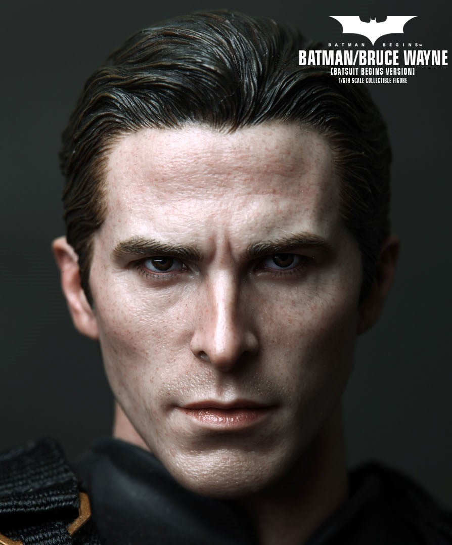 Hot Toys MMS155 Batman Begins - The 1/6th scale Batman/ Bruce Wayne (Batsuit Begins Version) Collectible Figure