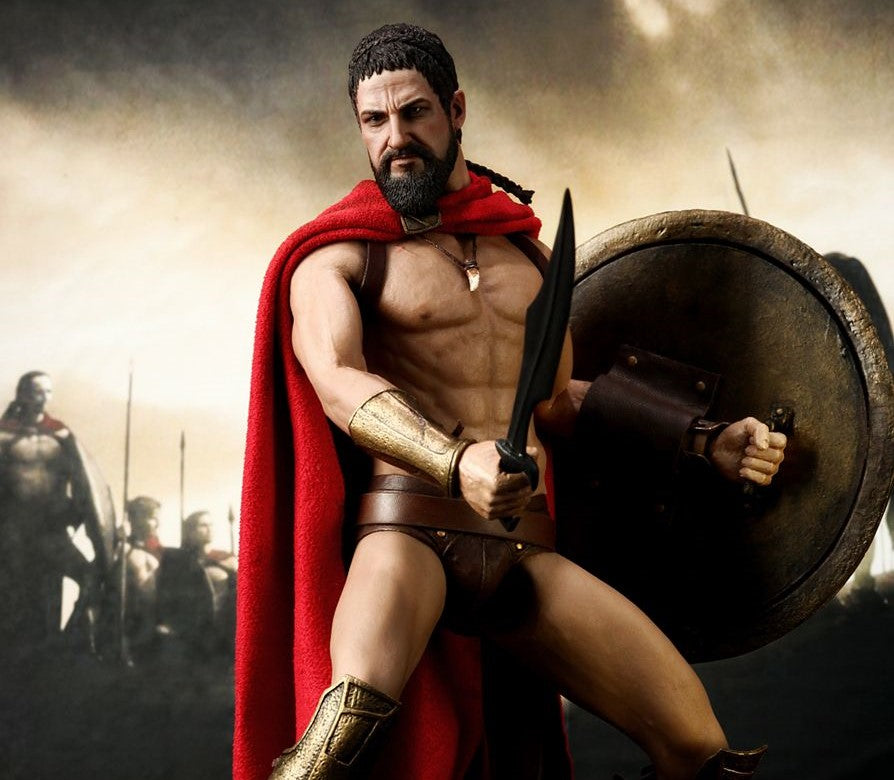 Hot Toys MMS114 300 Spartan Warrior - King Leonidas 1/6th Scale Collectible Figure