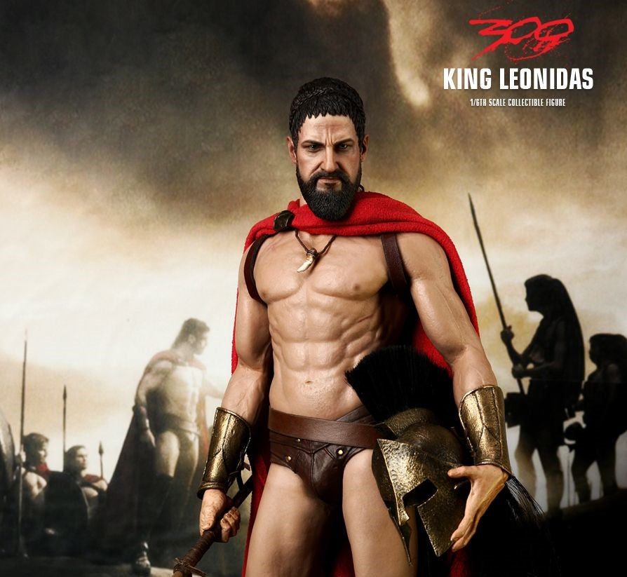 Hot Toys MMS114 300 Spartan Warrior - King Leonidas 1/6th Scale Collectible Figure